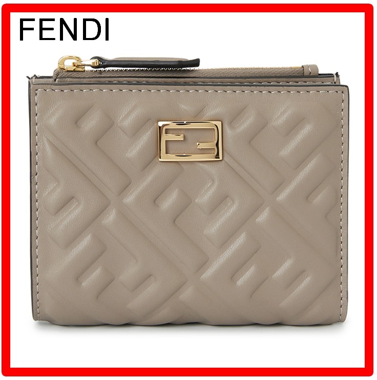 ☆人気☆【FENDI】☆スリムバケット 小銭入れ 二つ折り財.布☆