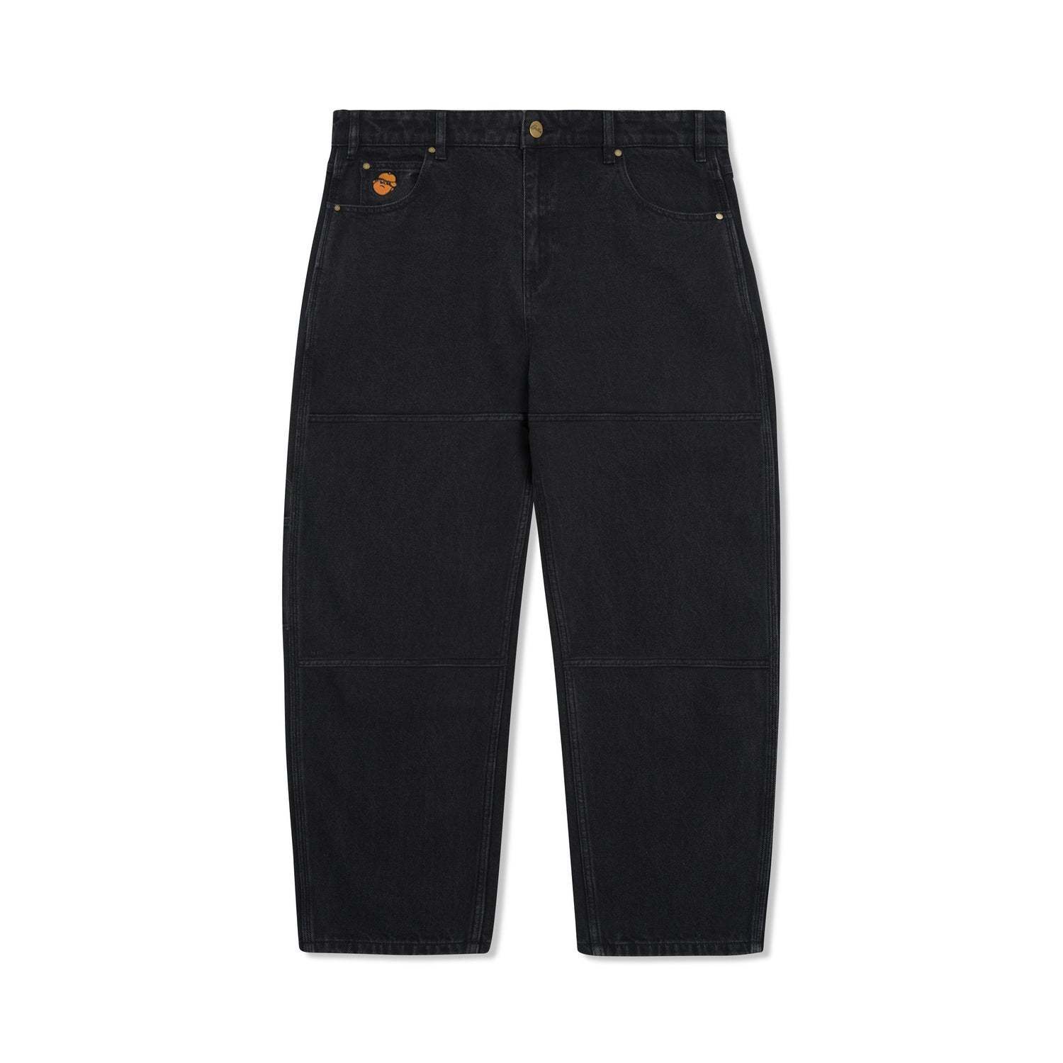 【BUTTER GOODS】 Santosuosso Double Knee Denim Jeans, Black