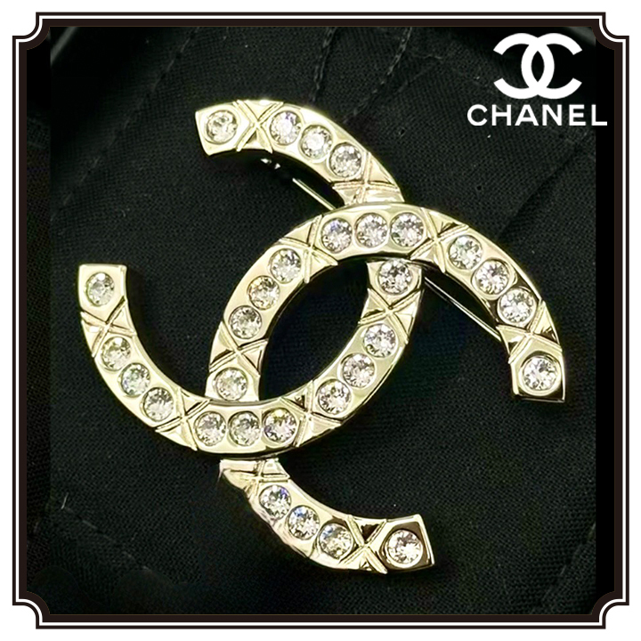 エレガントな煌めき♡】CHANEL ブローチ
