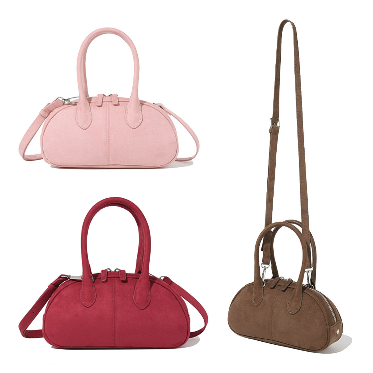 ショルダーバッグ・ポシェット COVERNAT Cloverheart Classic Suede Tote Bag 5JH472