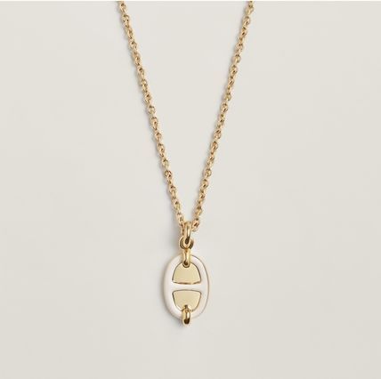 【上品♪】Hermes ネックレス ミニマイヨン PM《Creme》
