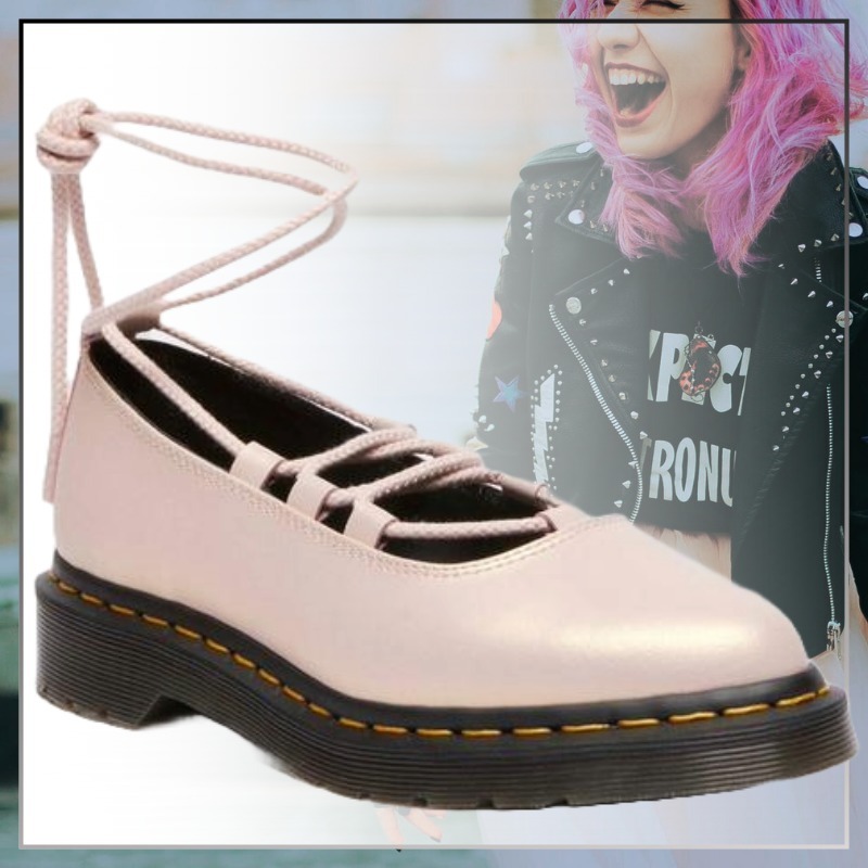 輝く【Dr.Martens】Elphie II イリデッセント バレリーナ