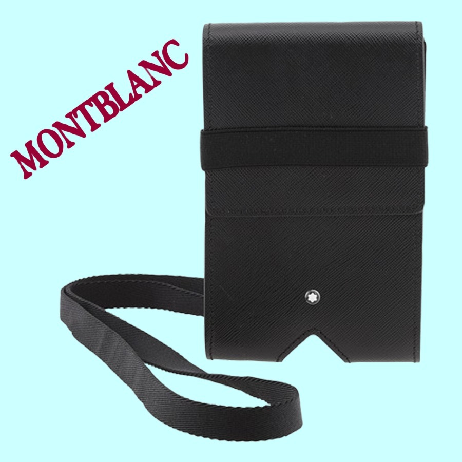 【 Montblanc 】Black Sartorial Mini Envelope クロスバック