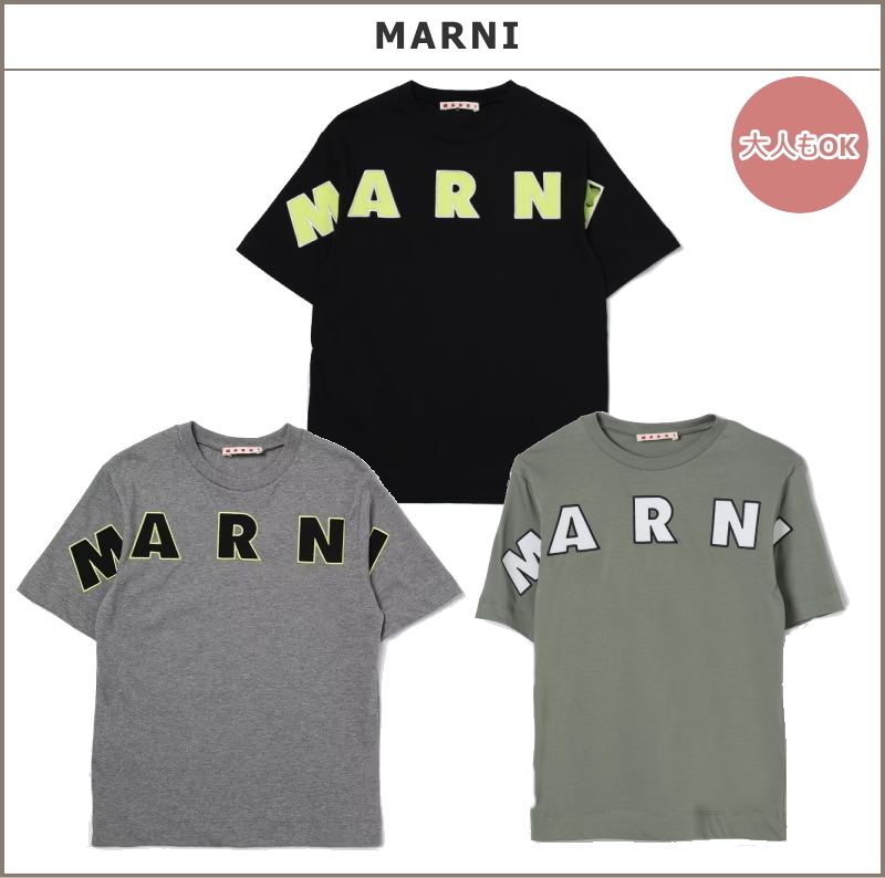 MARNI 大人もOK マルニ Tシャツ 半袖 トップス ロゴ MARNI】大人もOK☆ トップス Tシャツ 半袖 ロゴ