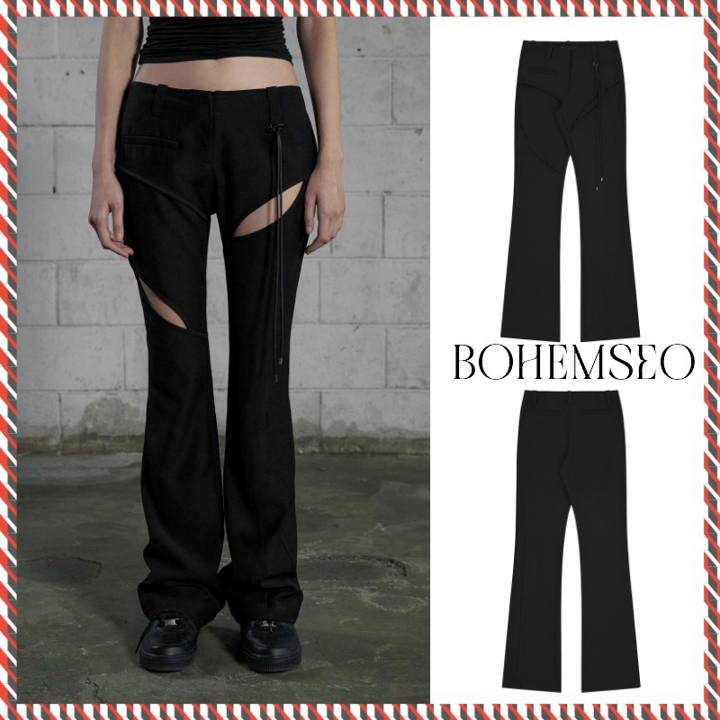 【BOHEMIAN SEOUL】25ss LEG SLIT BOOTS CUT PANTS