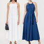 Weekend Max Mara ワンピース WEEKEND MAX MARAアウトレット「FIDATO」ポプリン ミディドレス