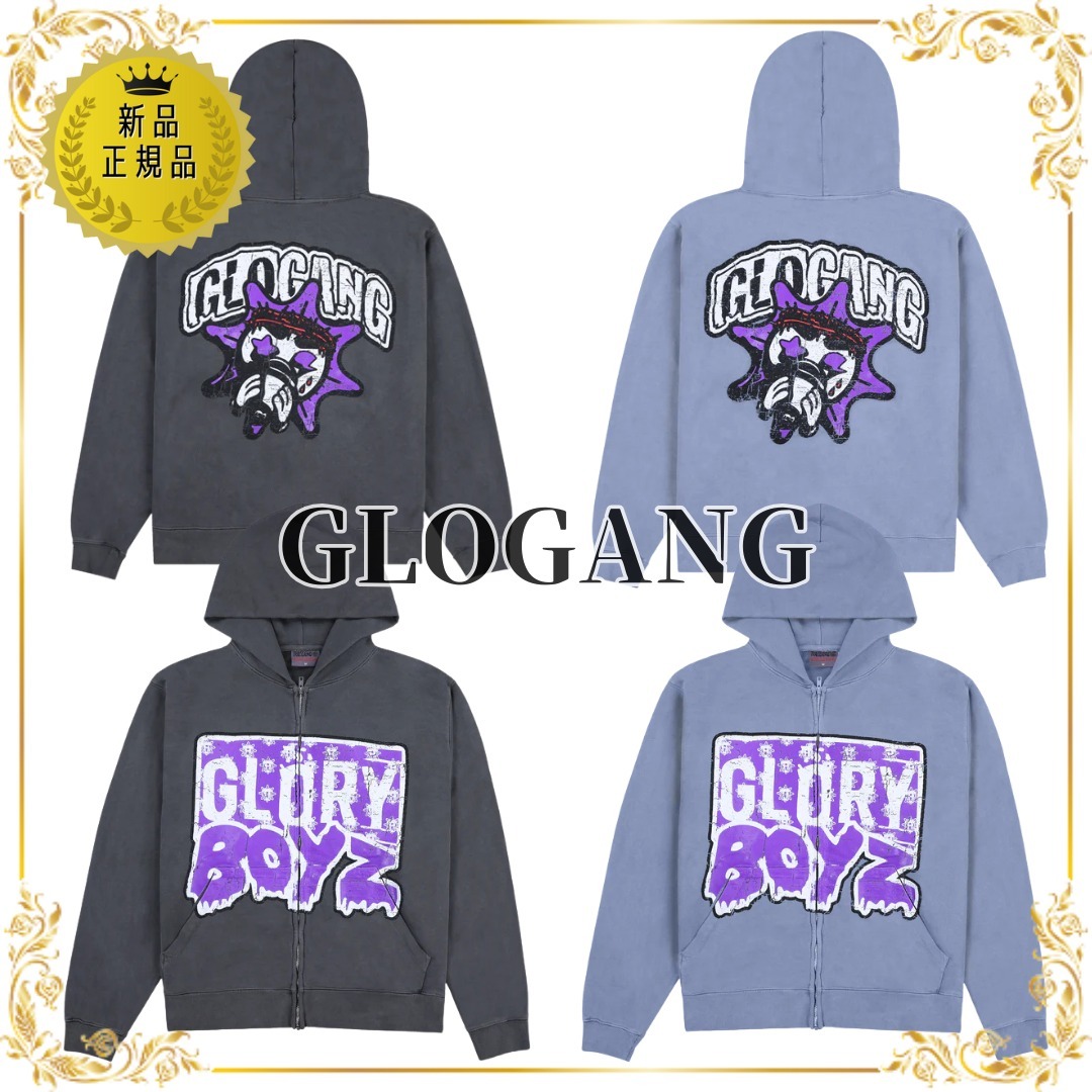 GLOGANG ジップアップ パーカー Glory Boyz 2colors○送料無料○