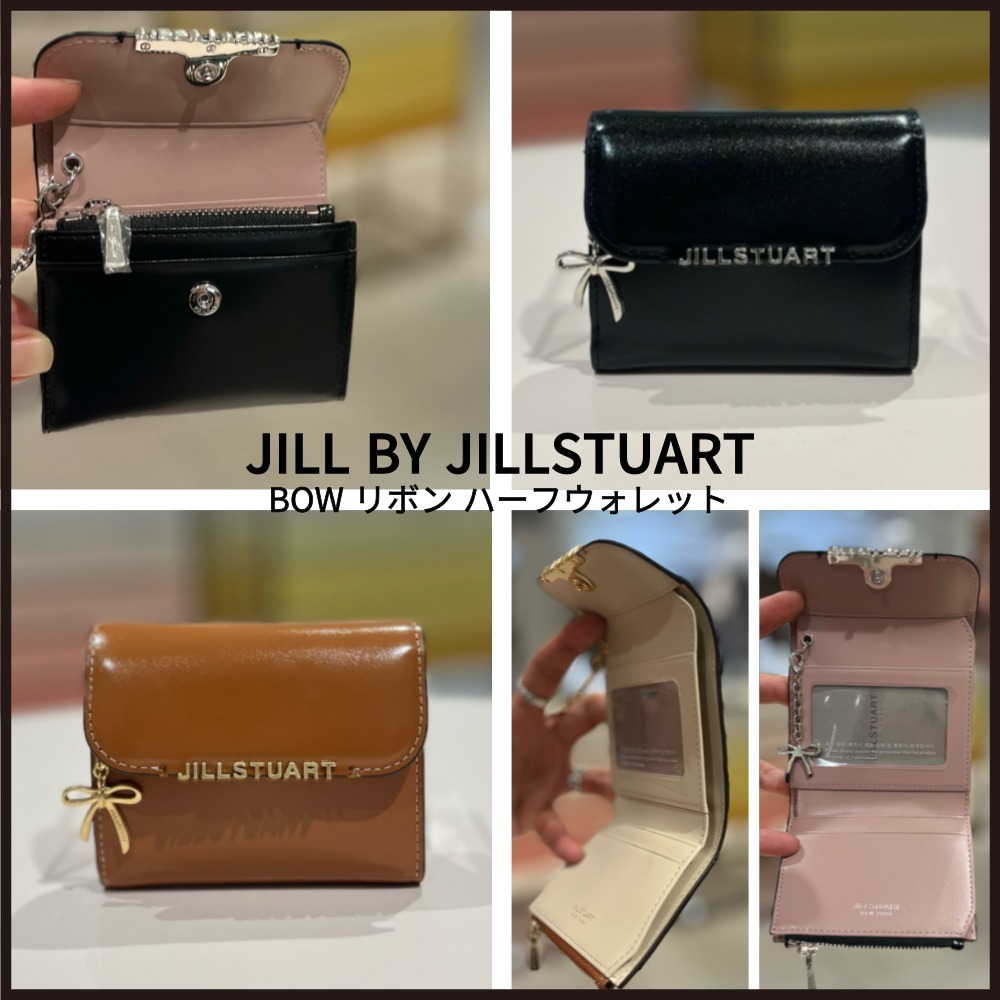 [JILLSTUART]◆韓国人気◆BOW リボン ハーフウォレット◆追跡可