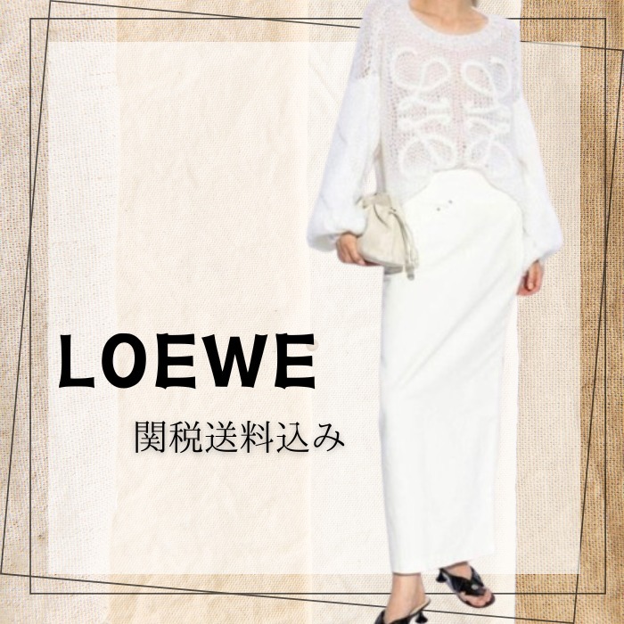 【LOEWE】デコンストラクト デニムスカート