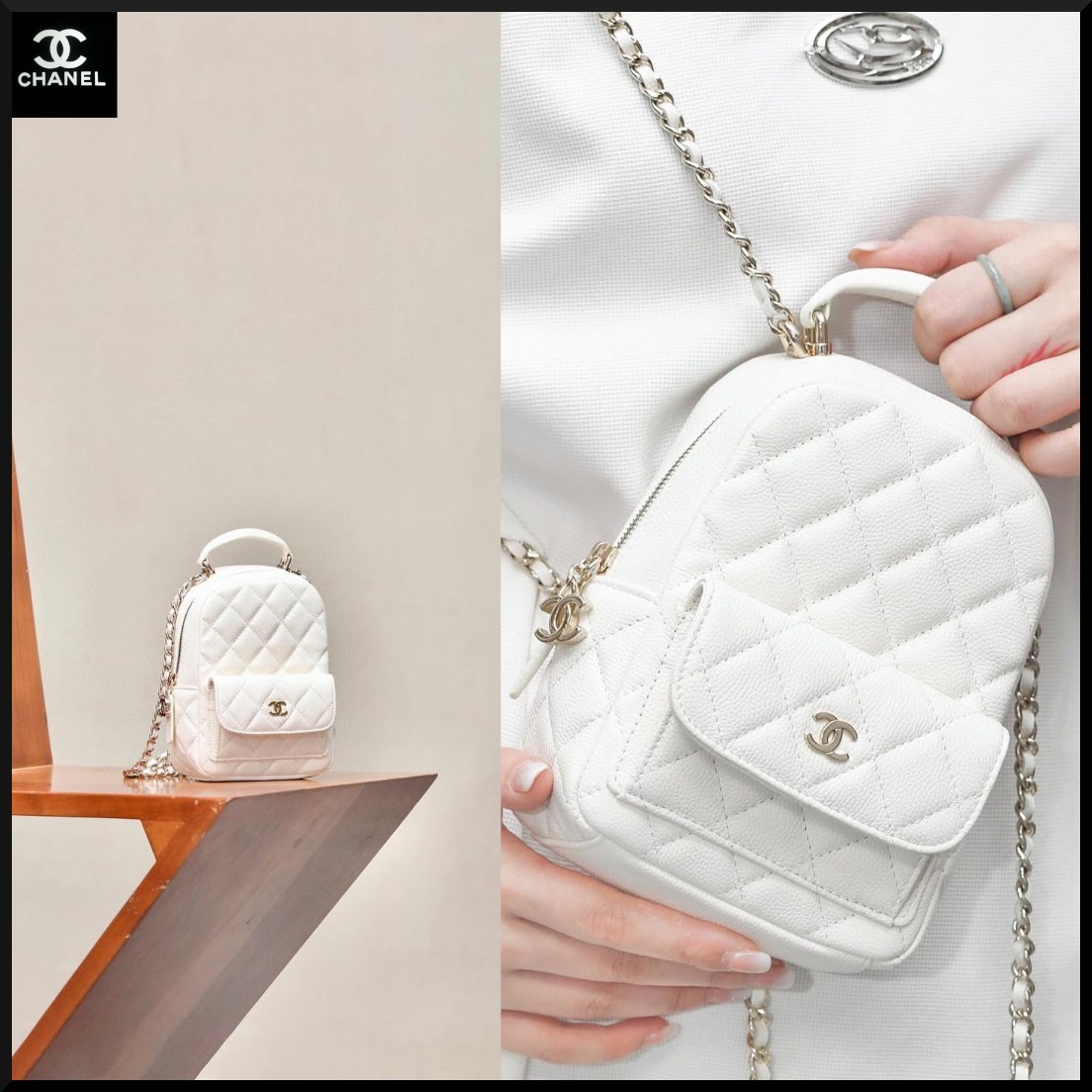 国内発送【お洒落で可愛い】CHANEL クラシック ミニバックパック 国内発送【お洒落で可愛い】CHANEL クラシック ミニバックパック