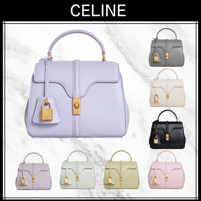 CELINE☆ミニ 16(セーズ) カーフスキン / ライトラベンダー