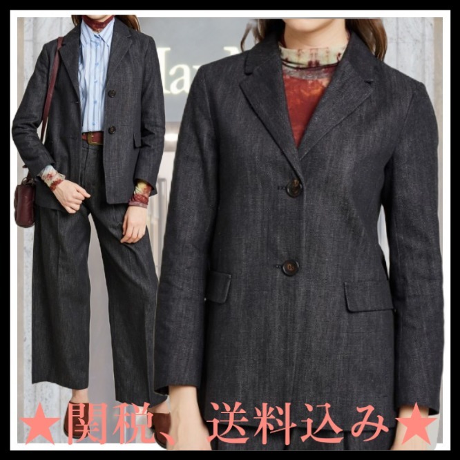 DT★Max Mara★murano コットンデニムブレザー