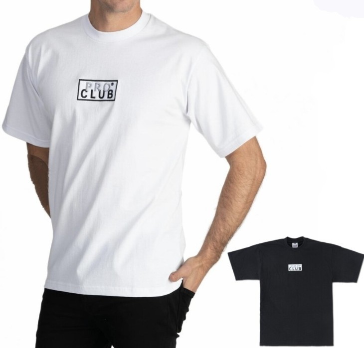 PROCLUB 101EMB 半袖Tシャツ ボックスロゴ ヘビーウェイト