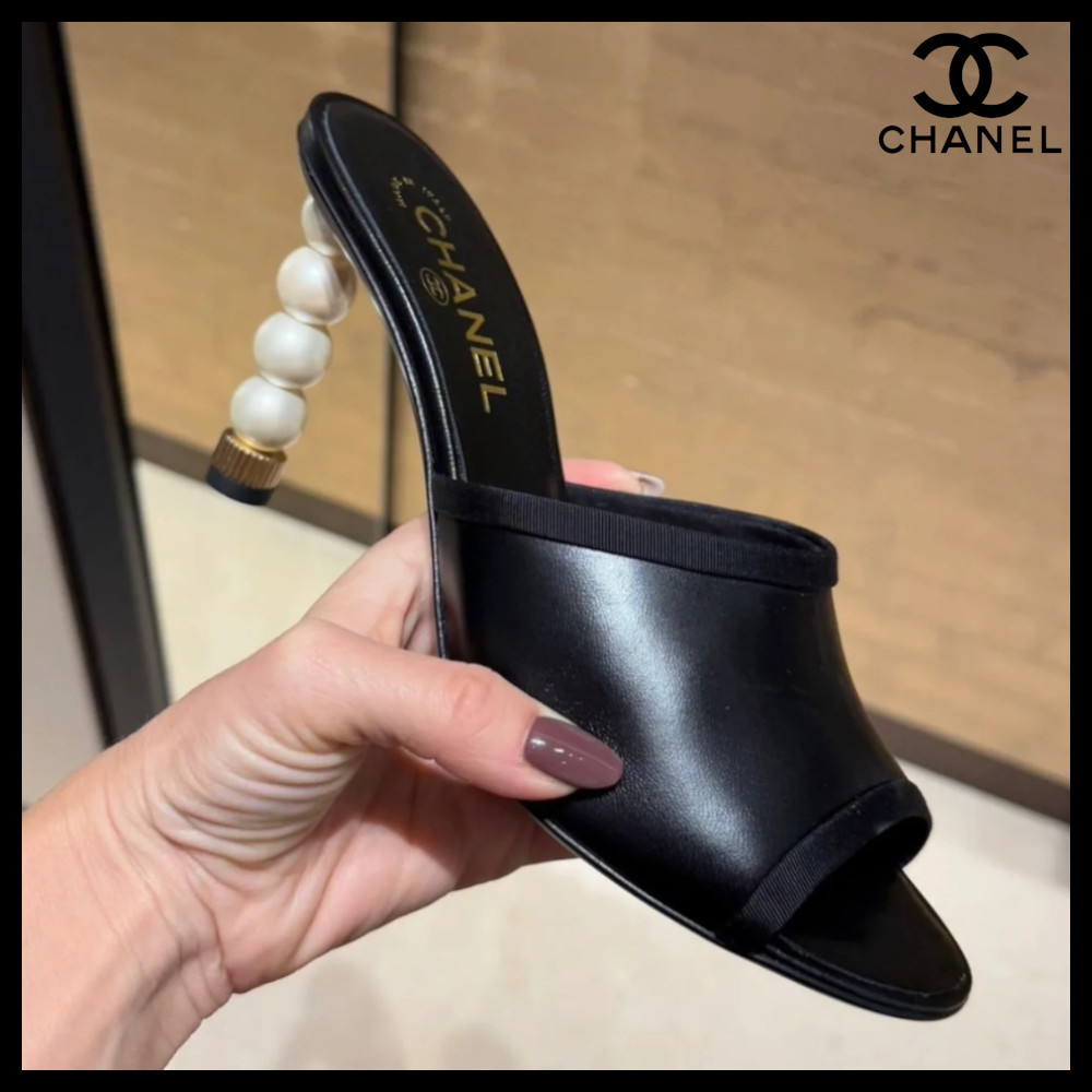 【パールヒールで華やかな魅力◎】CHANEL★パンプス