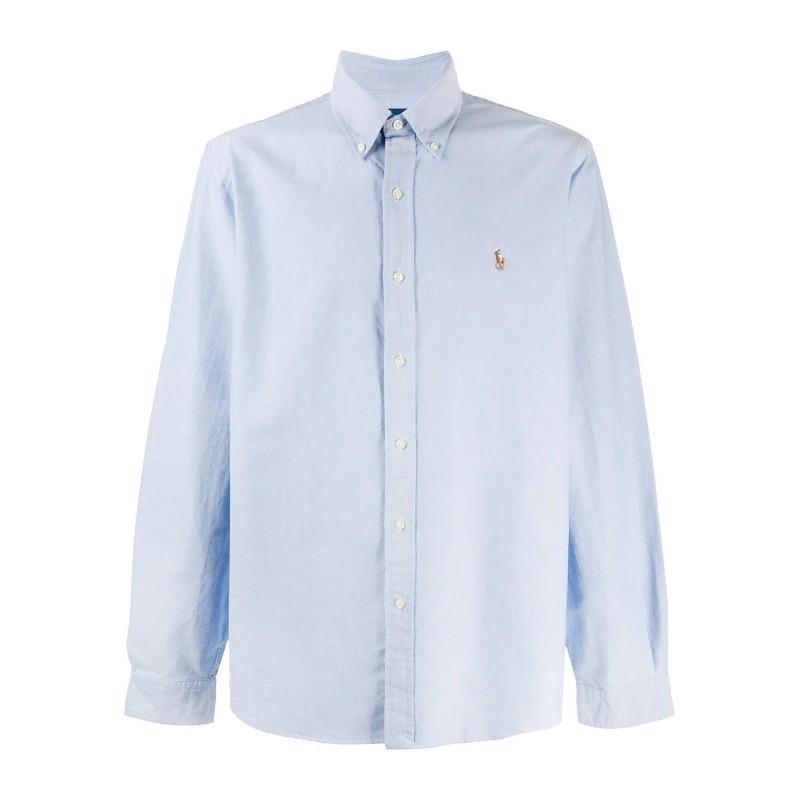 Tシャツ・カットソー Ralph Lauren SPORT SHIRT LONG SLEEVE (710 792041 002 BLUE)