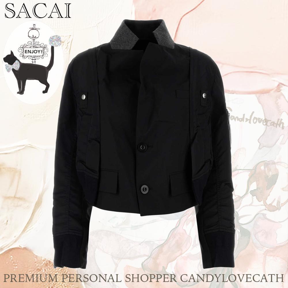 ジャケット SACAI Black Twill Jacket