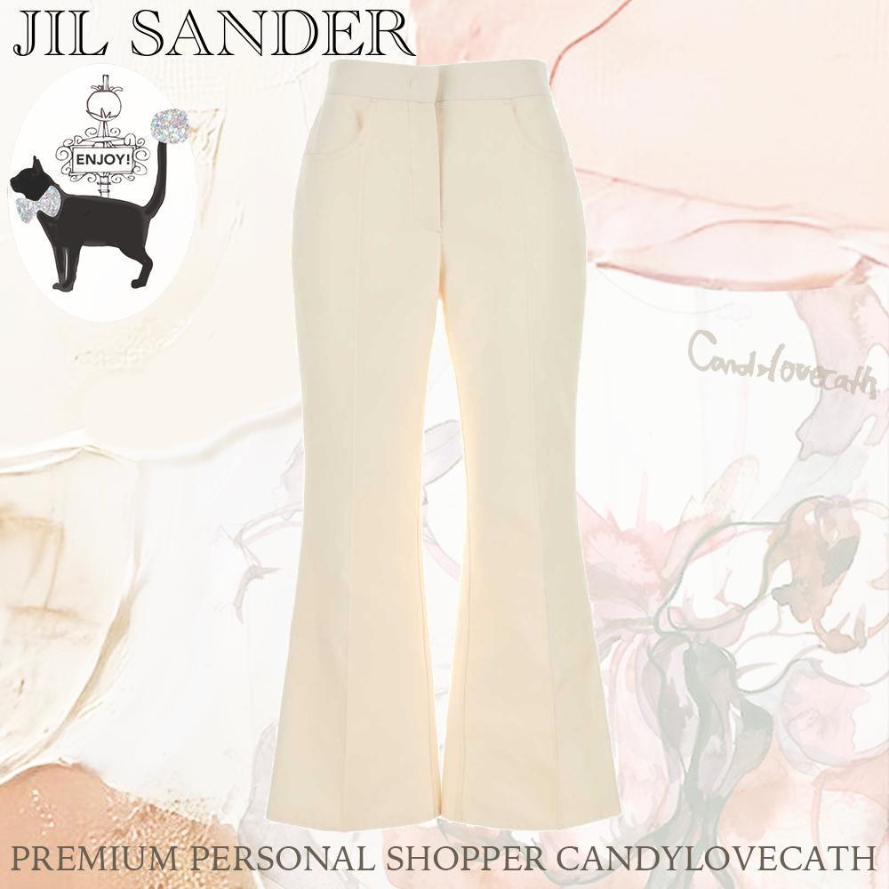 パンツ JIL SANDER Ivory Cotton Pant