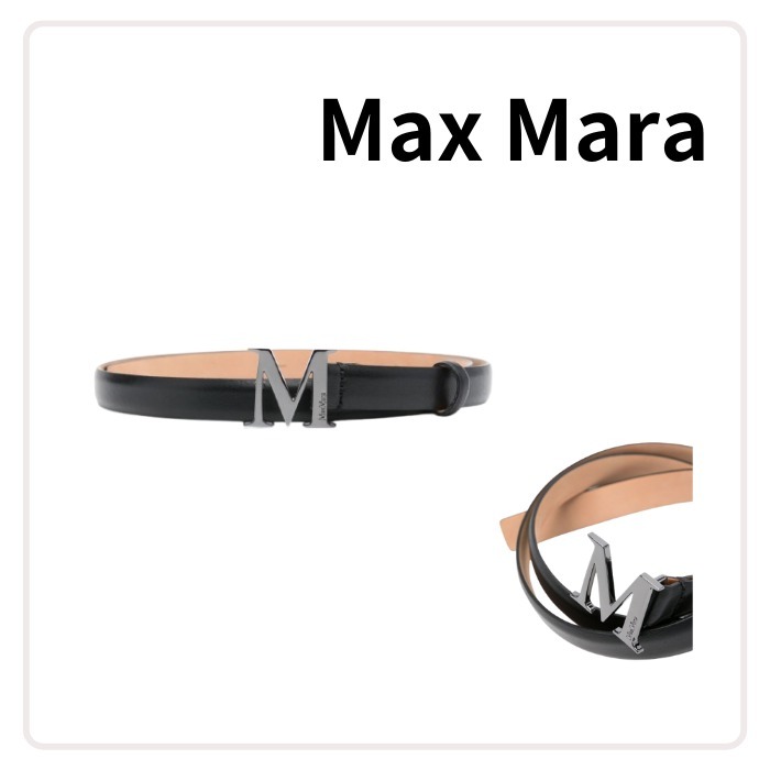 MAX MARA クラシック レザー ベルト