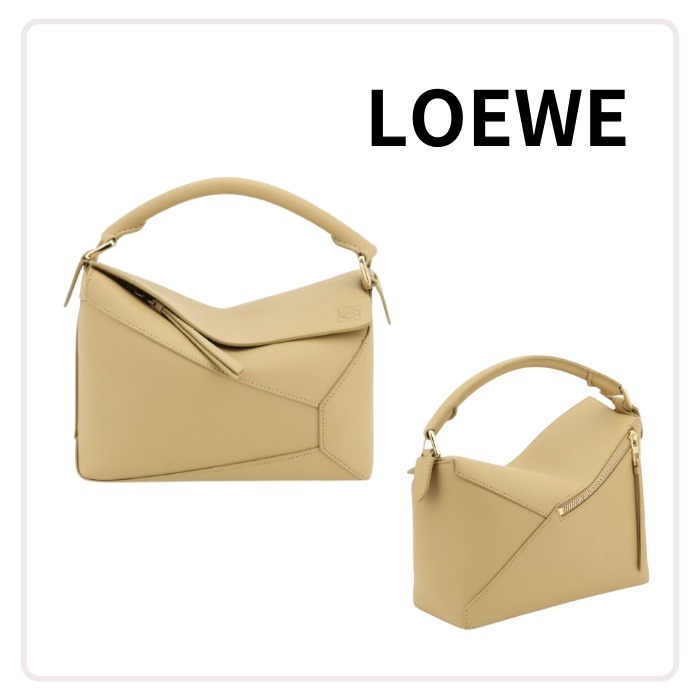 LOEWE PUZZLE EDGE パズルエッジ スモール レザー ハンドバッグ