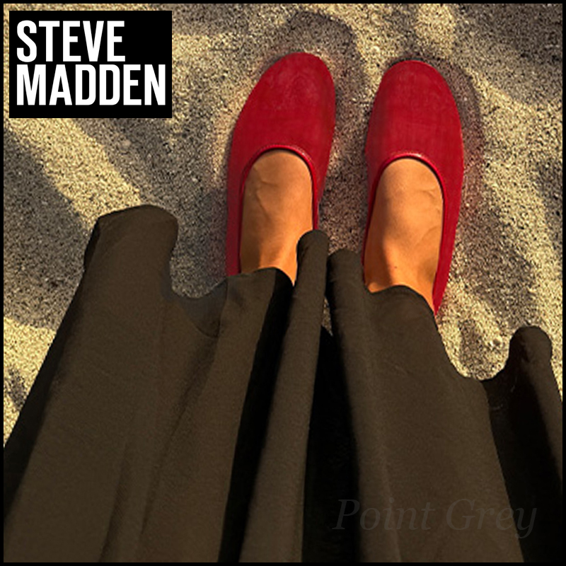 Steve Madden☆ シースルーメッシュ・フラット・バレエシューズ
