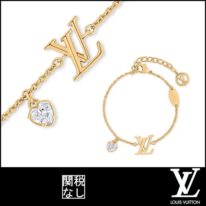 【ルイヴィトン】 ブレスレット・LV アイコニック ハート