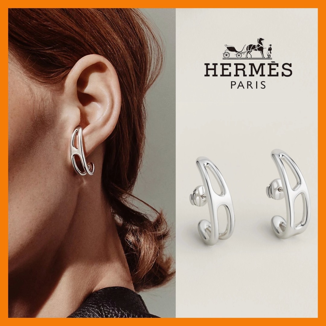 【スタイリッシュ♪】HERMES★ピアス《Chaine d'ancre Punk》