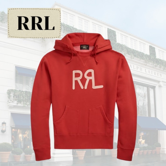 定番！持っておきたい一枚★【RRL】RRL Ranch ロゴフーディー