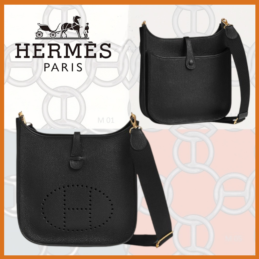 【シンプルで使いやすい☆】HERMES エヴリン29 ショルダーバッグ