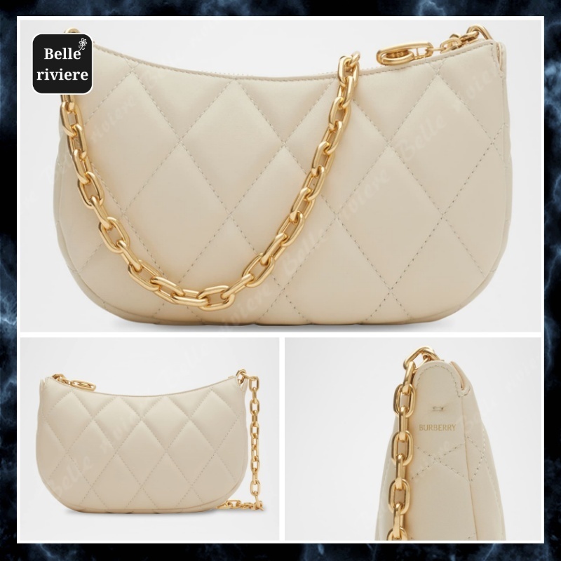 24AW new/Burberry ロッキングホースチェーンポーチ Bag Beige