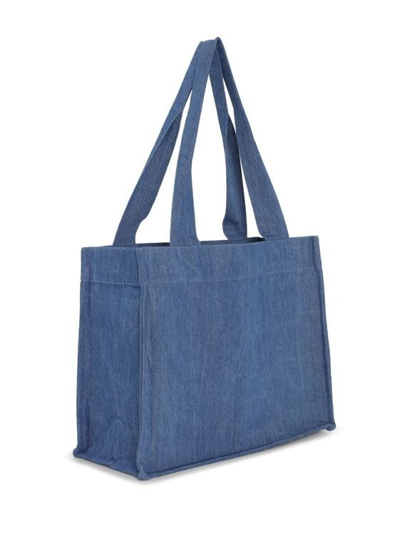 関税/送料込♡*GANNI*ロゴ デニム トートバッグ (Ganni/トート