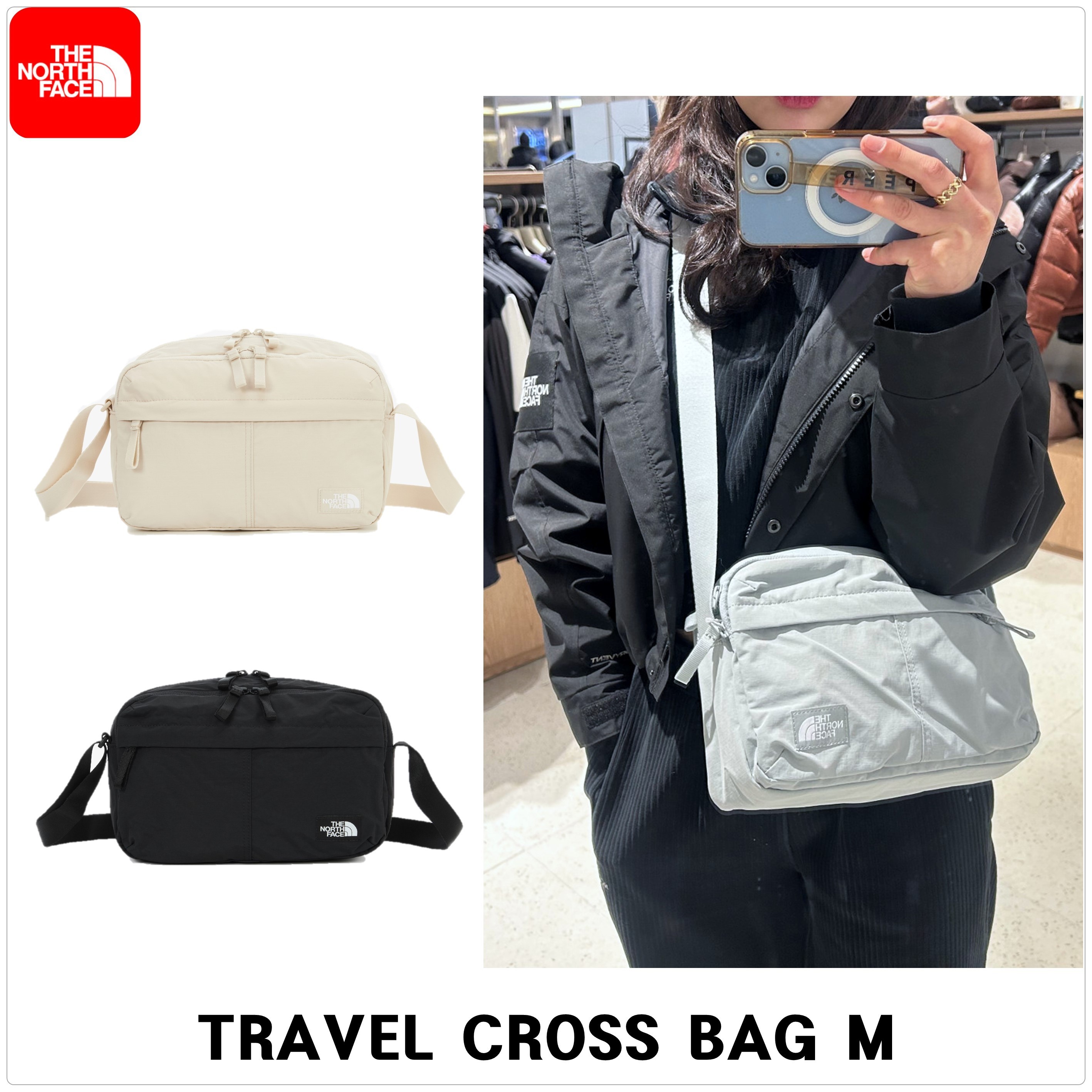 [ノースフェイス]TRAVEL クロスバッグ M★新作・25SS★男女★