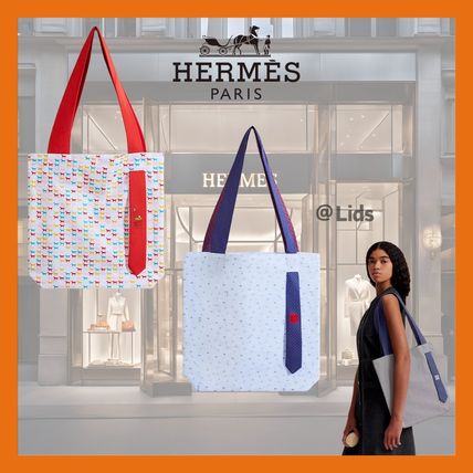特別なデザイン☆【HERMES】コットン トートバッグ petit h マルチカラー HERMES petit h(エルメス プティアッシュ) トート