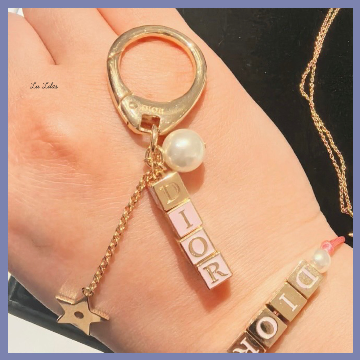 【お気に入りのバッグに♡】DIOR バッグチャーム