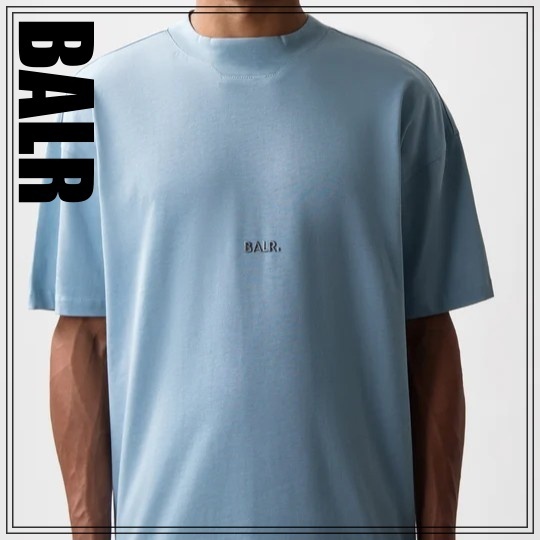BALR ロゴ入りブルーボックスTシャツ 関税送料込み