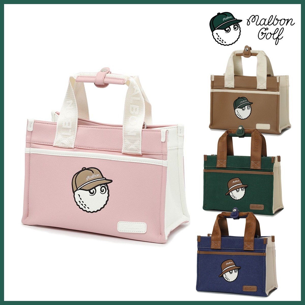 ★MALBON Golf★NEW BORN CLASSIC TOTE BAG★ゴルフ★4カラー