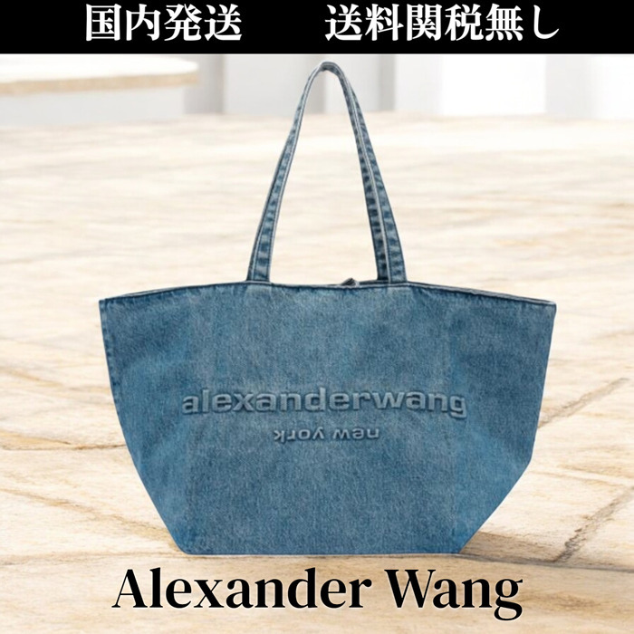 Alexander Wang★デニム トートバッグ ラージ