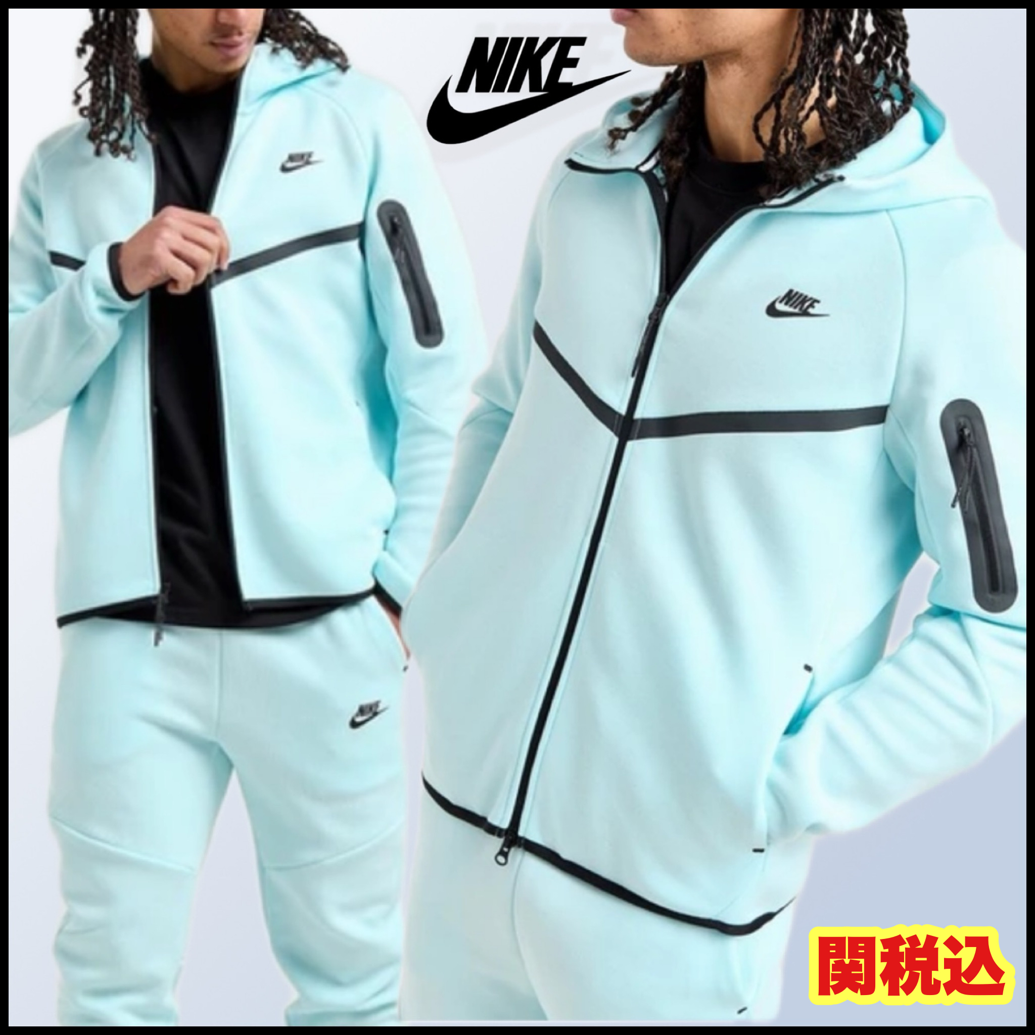 関税込【 NIKE 】テック フリース フルジップ フーディ パーカー