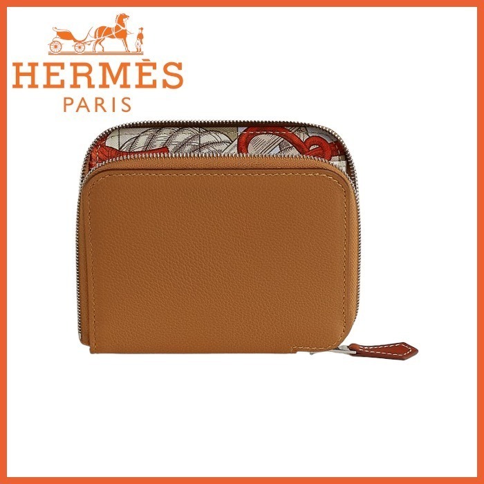 HERMES】☆エルメス☆《Silk'In》シルクイン コンパクト 財布