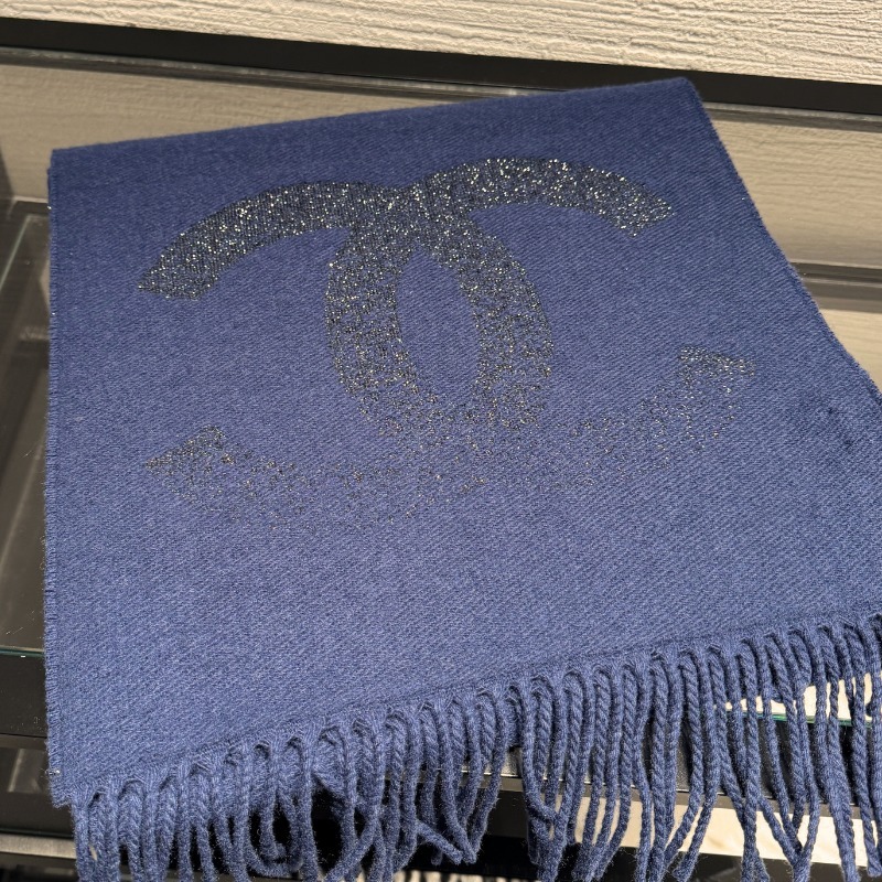 ★キラっとココマーク★【CHANEL】シックでエレガント マフラー