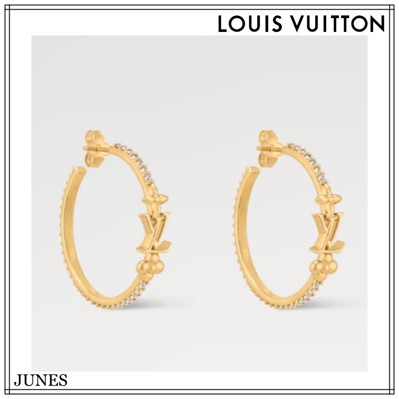 大人気！！【LOUIS VUITTON】フープピアス LVアイコニック