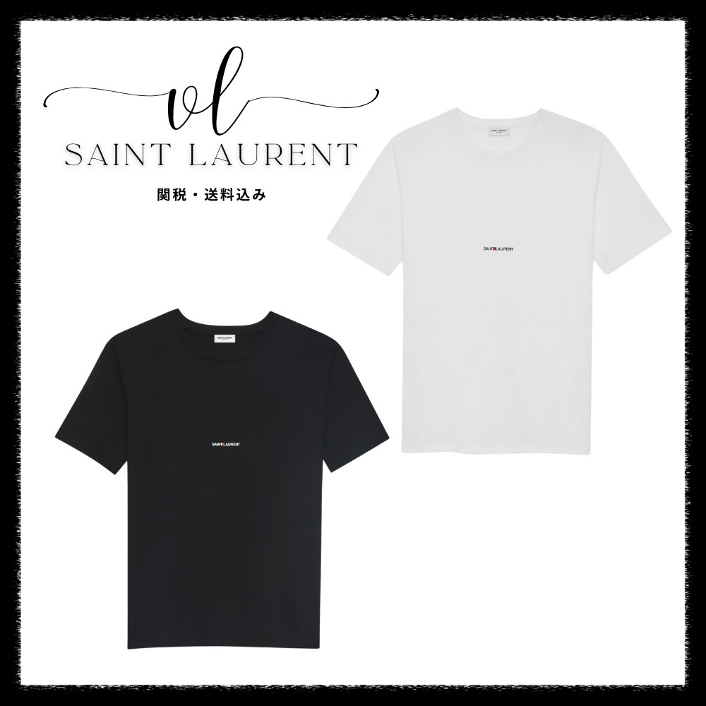 「saint laurent」半袖tシャツ（コットンジャージ）