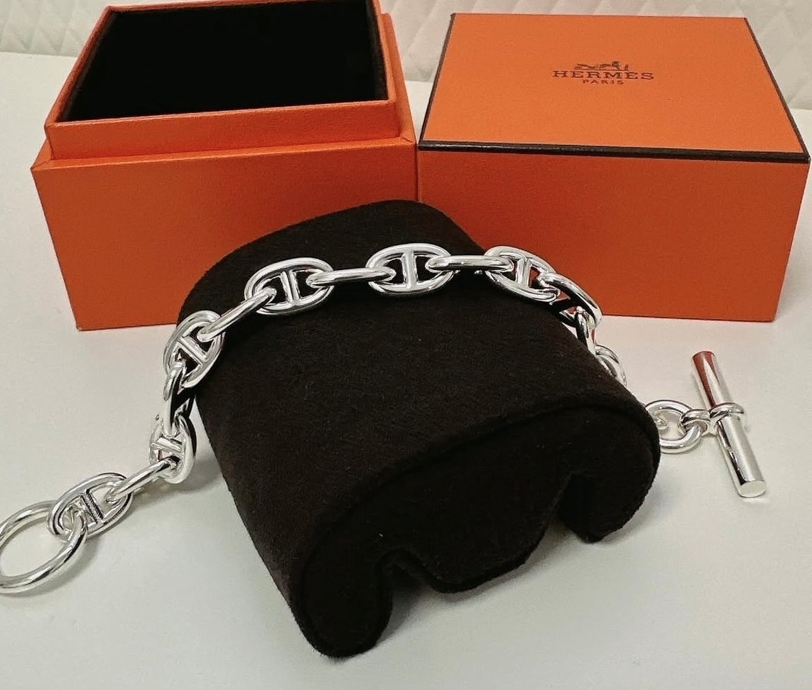 【大人気☆】HERMES ブレスレット《Chaine d'ancre》MM