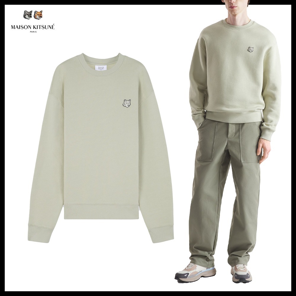 ★Maison Kitsune★BOLD FOX HEAD PATCH COMFORT SWEATSHIRT★