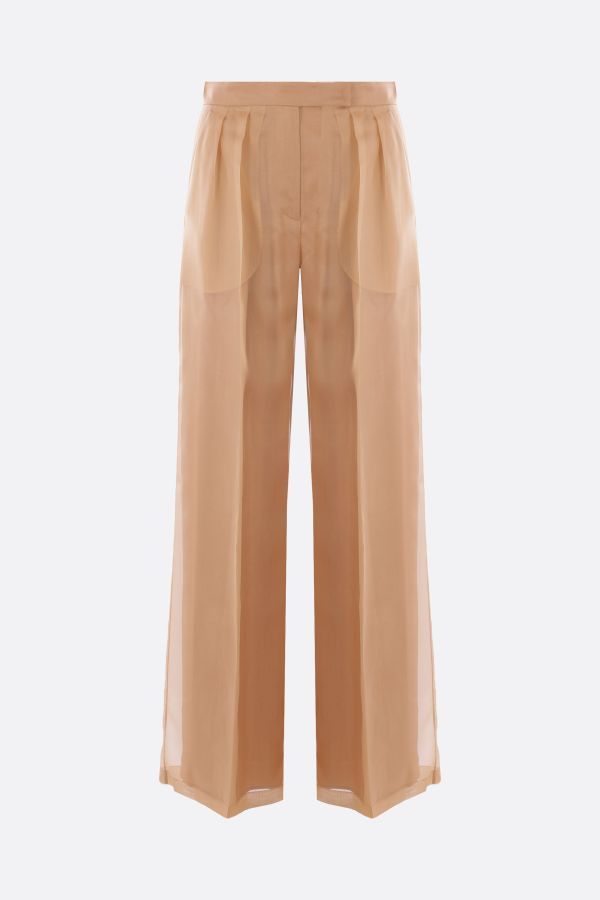 関税送料込25SS MAXMARA Daniloオーガンザ パンツ