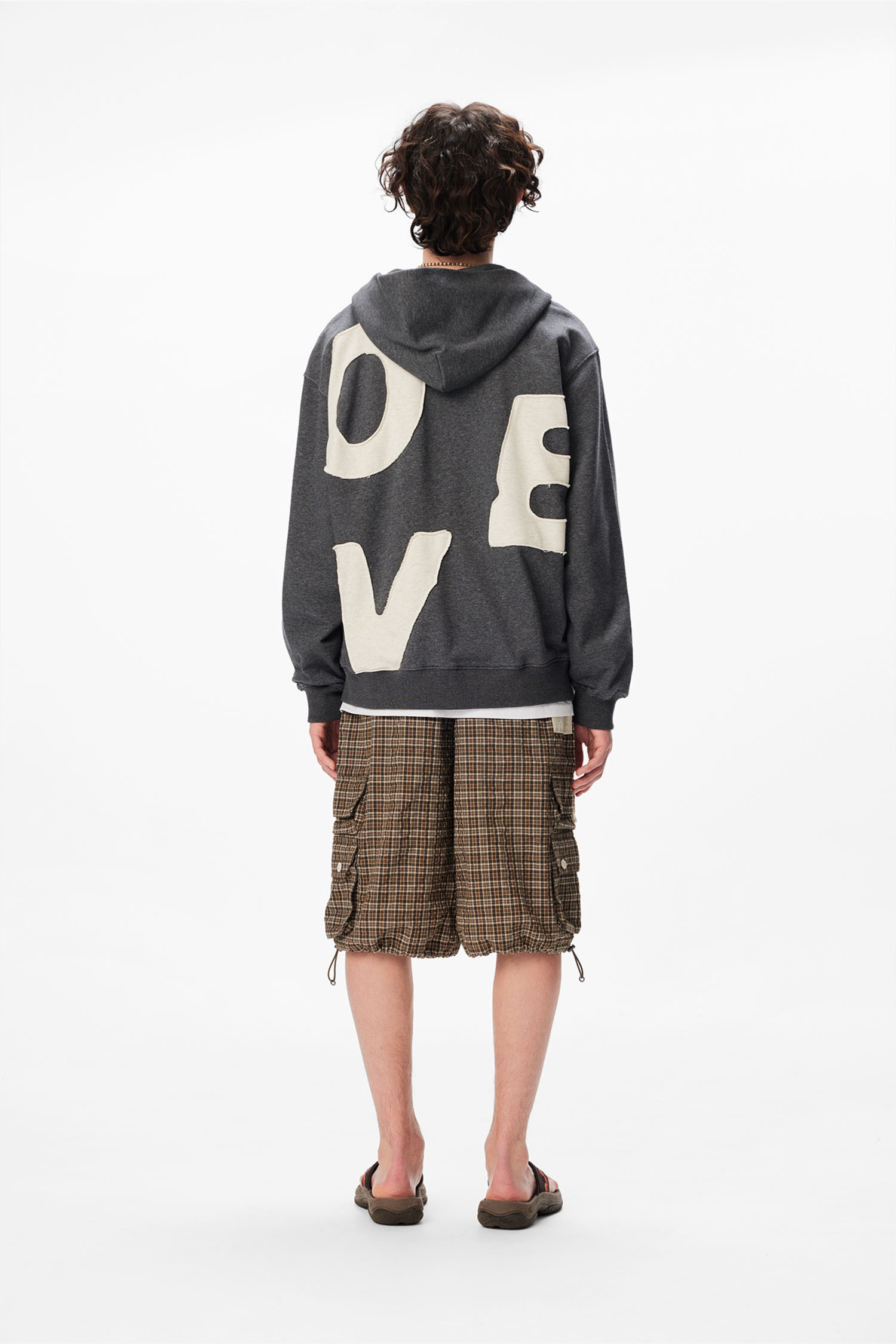 《SUNLOVE》 Capital Zip Up Hoodie Navy