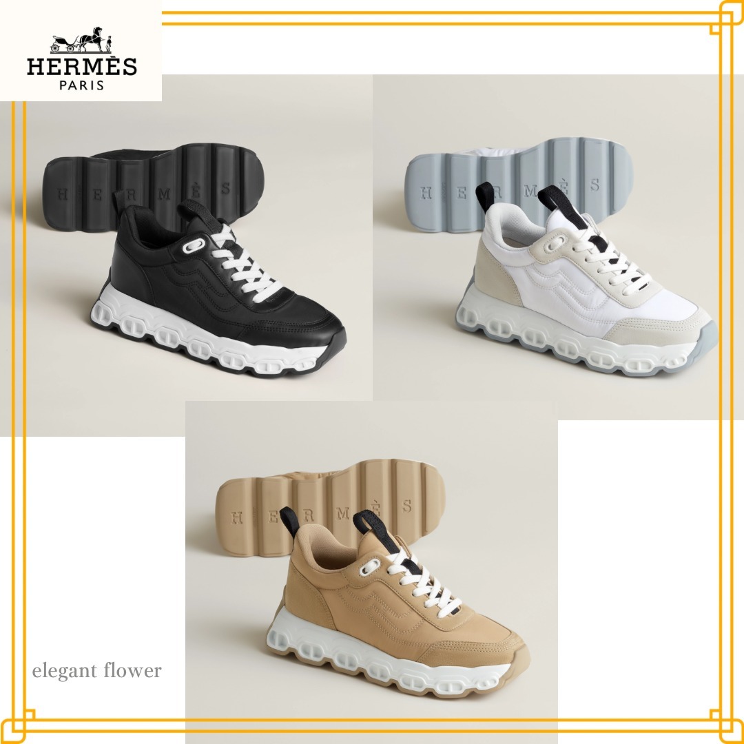 【シェーヌダンクル柄♡】HERMES スニーカー インパルス