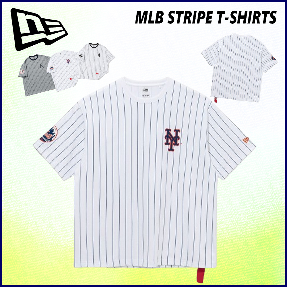 半袖Tシャツ★ニューエラ★ストライプ ニューヨーク・メッツ