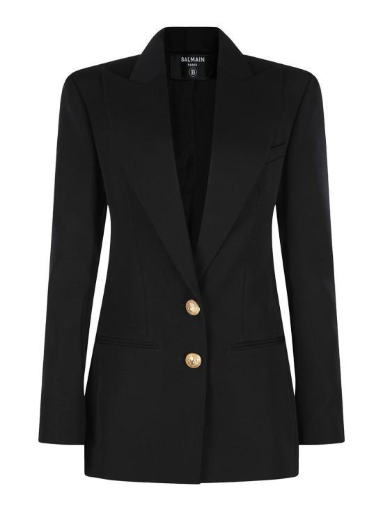 スーツ BALMAIN Women Suit Jackets DF1SE055WC090PA Black