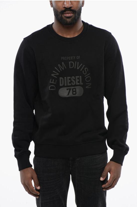 Tシャツ・カットソー DIESEL Men Hoodies A12242 RIAJH 9XX Black