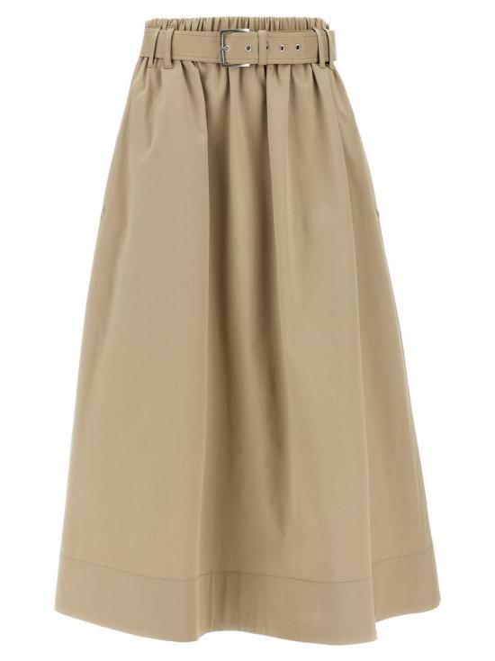 ミニスカート BRUNELLO CUCINELLI Women Mini Skirts ML138G3753C2910 Beige